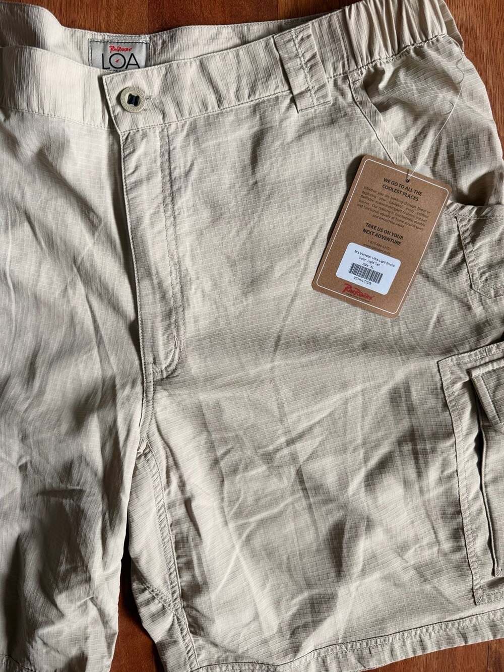 RailRiders Versatac Ultra-Light Cargo Shorts Light Tan